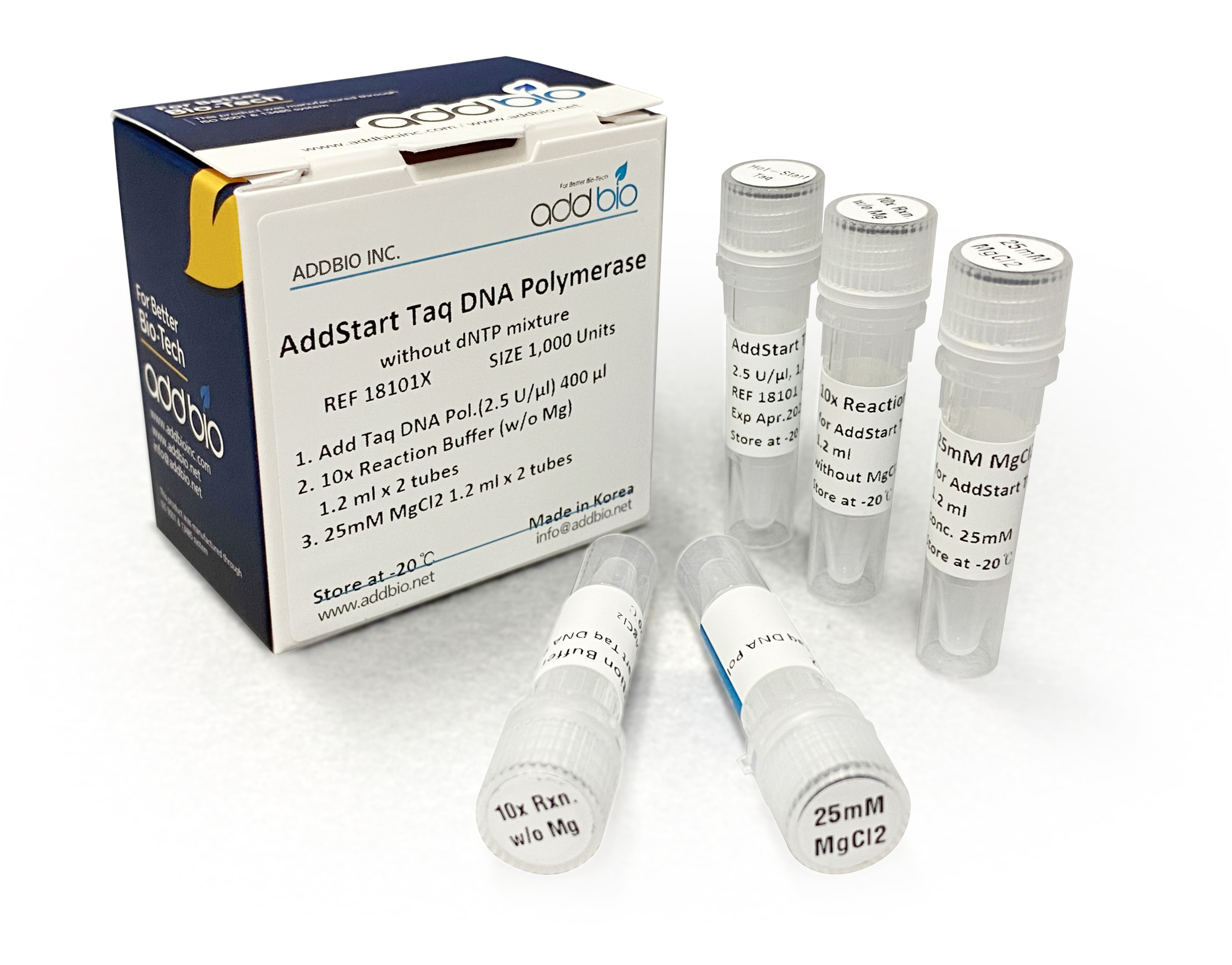 تگ DNA پلیمراز (addbio) - کیت AddStart Taq DNA Polymerase - شرکت درمان نگار