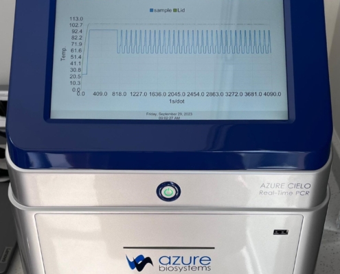 کار با دستگاه Real Time PCR azure | شرکت درمان نگار آیندگان